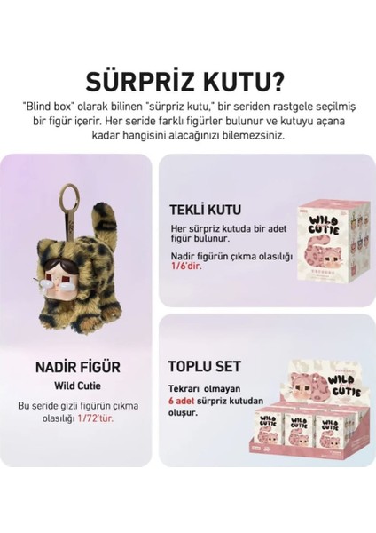 Cry Baby – Wild But Cutie Serisi | Sürpriz Blind Box Figür fırsatları