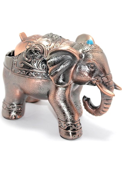 Metal Fil Figürlü Küllük Model 1