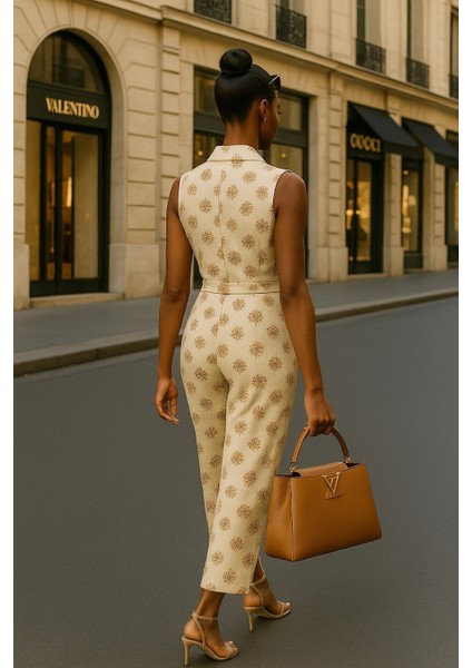 Artemis Organik Kruvaze Bağlama Detay Ikili Keten Pantolon Takım fiyatları