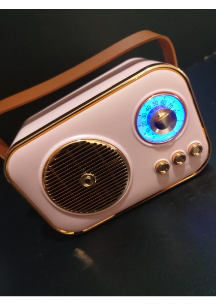 M4-P 95DB Nostalji Dizayn Bluetooth Wireless 1200MAH Portable Speaker Hoparlör Ses Bombası fiyatları