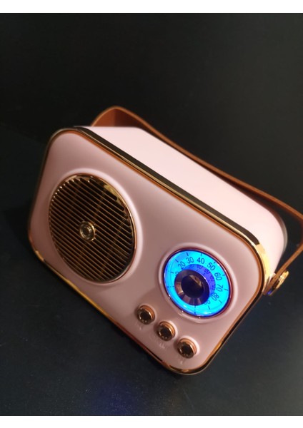 M4-P 95DB Nostalji Dizayn Bluetooth Wireless 1200MAH Portable Speaker Hoparlör Ses Bombası