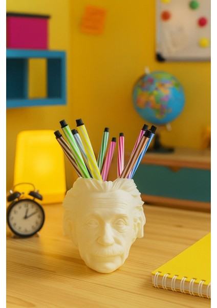 Albert Eınsteın Kalemlik Dekoratif Kalemlik Hediyelik Masaüstü Kalemlik fiyatları