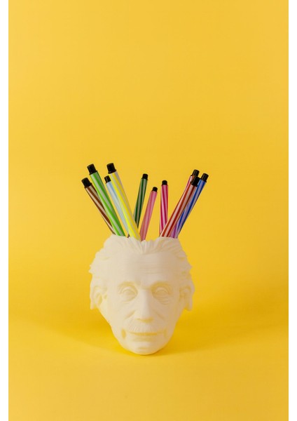 Albert Eınsteın Kalemlik Dekoratif Kalemlik Hediyelik Masaüstü Kalemlik fırsatları