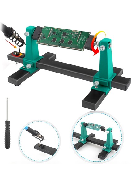 Ayarlanabilir Pcb Levha Board Tutucu Havya Tamir Standı