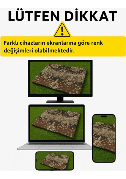 HCCOMPANYFABRİCON MODERN ETNİK EŞME KİLİM MOTİFLİ HALI ÖRTÜSÜ 6m² fırsatları