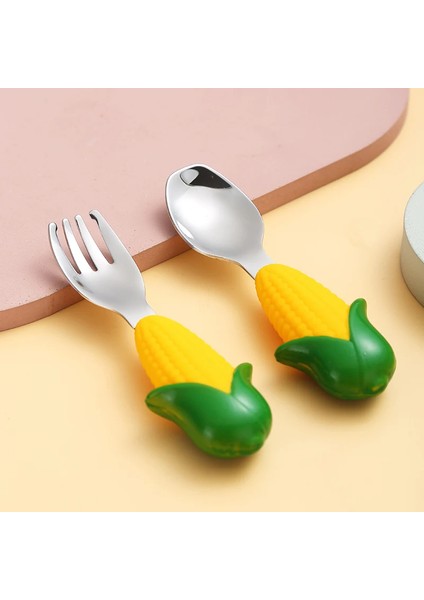 Mısır Figürlü Premium Çocuk Bpa Free Silikon Sap Paslanmaz Çelik Uçlu Çatal-Kaşık Set 9+ Ay fırsatları
