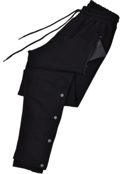 Erkek Paça Çıtçıtlı Silim Fit Eşofman Altı 3123 BGL-ST04784