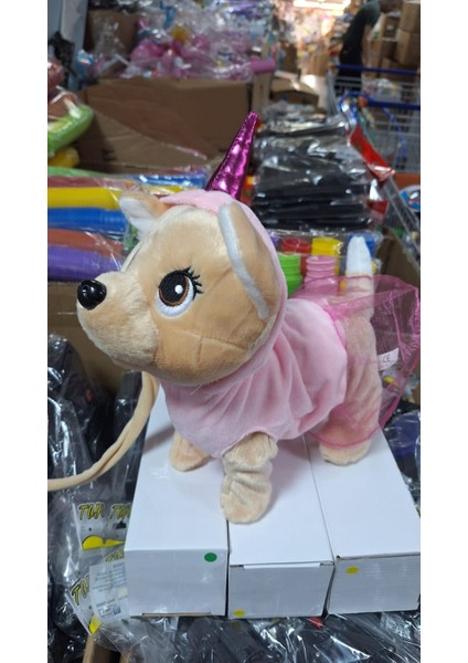 Çantalı Peluş Yürüyen Köpek – Müzikli, Havlayan Hareketli Oyuncak Köpekçik indirimleri