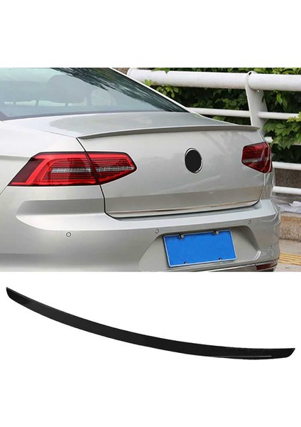 Vw Passat B8 Bagaj Üstü Ithal Spoiler Parlak Siyah Plastik Spoyler 2015+