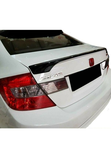 Honda Civic Fb7 Amerikan Bagaj Üstü Ithal Spoiler Parlak Siyah Plastik Spoyler