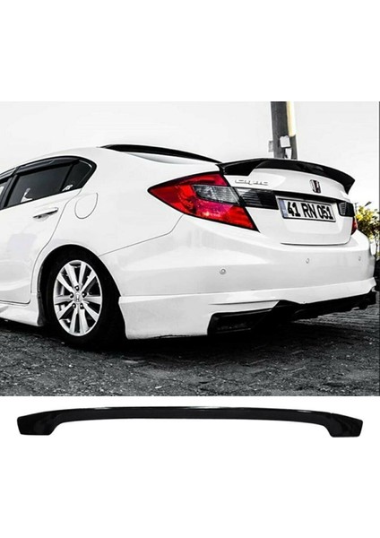 Honda Civic Fb7 Amerikan Bagaj Üstü Ithal Spoiler Parlak Siyah Plastik Spoyler fırsatları