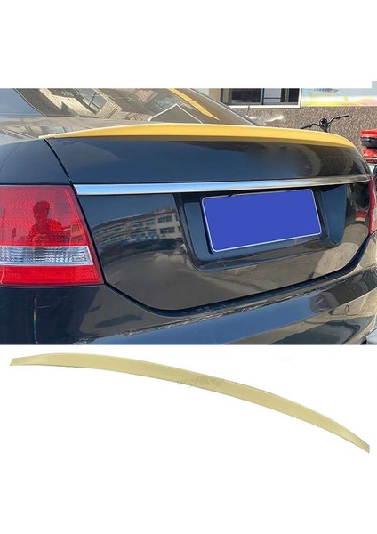 Audi A6 C6 Bagaj Üstü Ithal Spoiler Parlak Siyah Plastik Spoyler 2005-2011 fırsatları