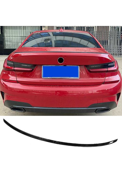 Bmw G20 M3 Bagaj Üstü Ithal Spoiler Parlak Siyah Plastik Spoyler 2019-2022 modelleri