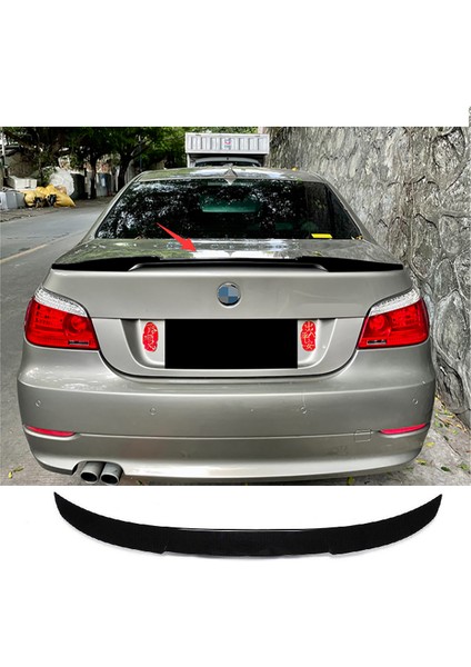 Bmw E60 M4 Bagaj Üstü Ithal Spoiler Parlak Siyah Plastik Spoyler 2004-2010 fırsatları