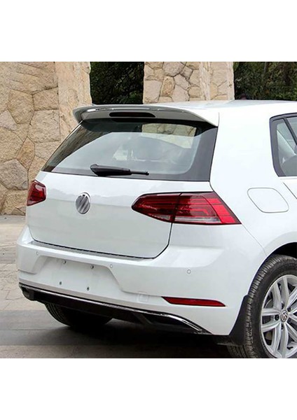 Vw Golf 7/7,5 R Ithal Spoiler Parlak Siyah Plastik Spoyler 2012-2020 modelleri