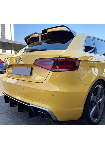 Audi A3 8V Hb Oettinger Ithal Spoiler Parlak Siyah Plastik Spoyler 2014-2019 fiyatları