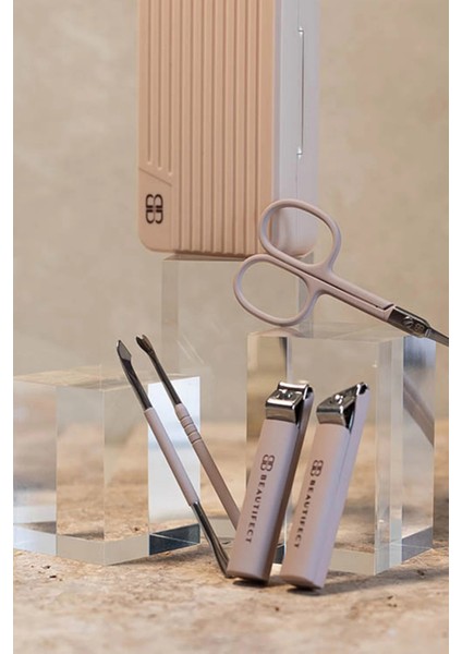 Beautıfect Lüks Paslanmaz Çelik 5'li Manikür Seti fiyatları