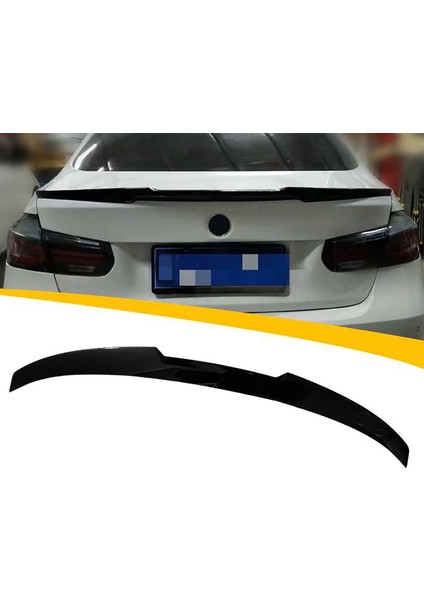 F30 M4 Bagaj Üstü Ithal Spoiler Parlak Siyah Plastik Spoyler fiyatları