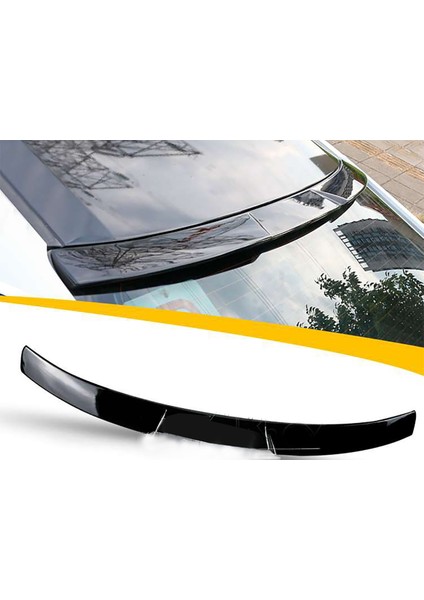 Honda Civic Fb7 M4 Cam Üstü Ithal Spoiler Parlak Siyah Plastik Spoyler fırsatları