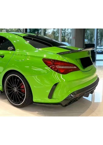 Mercedes Cla W117 Psm Bagaj Üstü Ithal Spoiler Parlak Siyah Plastik Spoyler 2013-2019