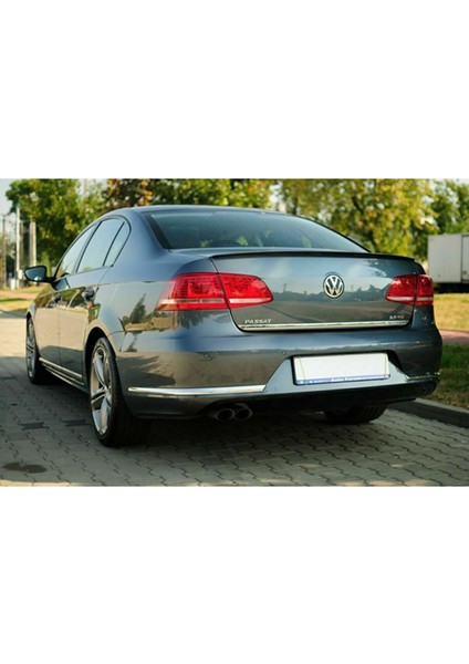 Vw Passat B7 Bagaj Üstü Ithal Spoiler Parlak Siyah Plastik Spoyler
