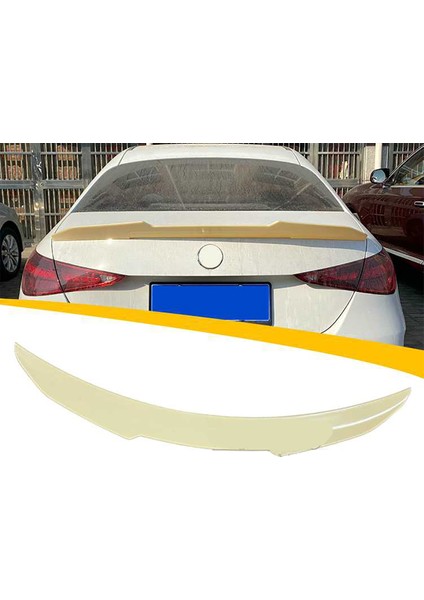 Mercedes C W206 Psm Bagaj Üstü Ithal Spoiler Parlak Siyah Plastik Spoyler 2021+ fırsatları