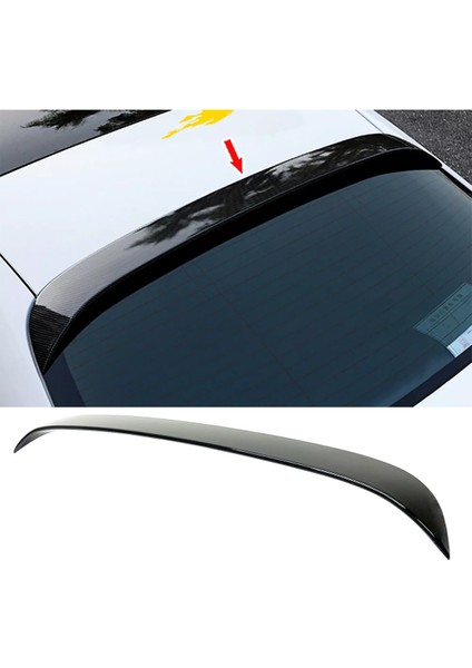 Mercedes C W206 Cam Üstü Ithal Spoiler Parlak Siyah Plastik Spoyler 2021+ modelleri