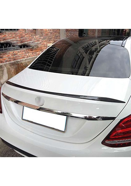 Mercedes C W205 C63 Bagaj Üstü Ithal Spoiler Parlak Siyah Plastik Spoyler 2014-2019 fiyatları