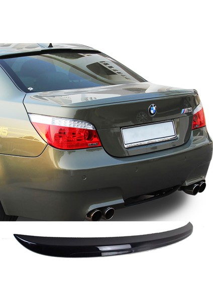 Bmw E60 M5 Bagaj Üstü Ithal Spoiler Parlak Siyah Plastik Spoyler 2004-2010 fırsatları