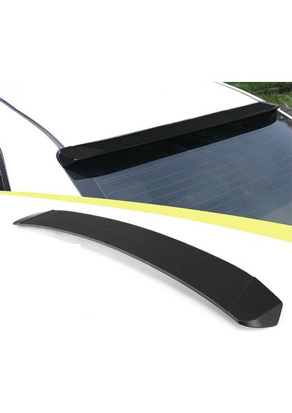 Toyota Corolla Cam Üstü Ithal Spoiler Parlak Siyah Plastik Spoyler 2012-2018 modelleri