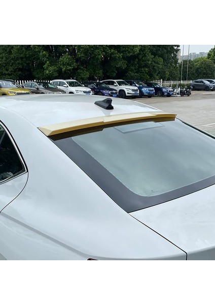 Skoda Octavia M4 Cam Üstü Ithal Spoiler Parlak Siyah Plastik Spoyler 2020+ fiyatları
