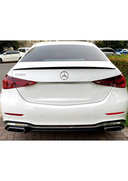 Mercedes C W206 Bagaj Üstü Ithal Spoiler Parlak Siyah Plastik Spoyler 2021+ fiyatları