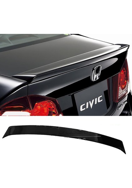 Honda Civic Fd6 Anatomik Bagaj Üstü Ithal Spoiler Parlak Siyah Plastik Spoyler 2006-2011 fırsatları