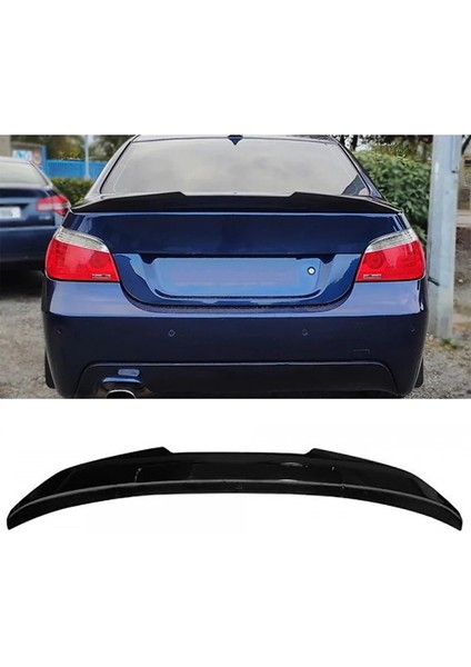 Bmw E60 Psm Bagaj Üstü Ithal Spoiler Parlak Siyah Plastik Spoyler 2004-2010 indirimleri