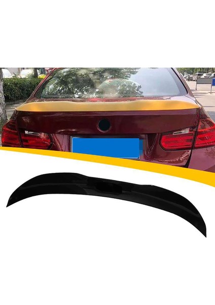 Bmw F30 Psm Bagaj Üstü Ithal Spoiler Parlak Siyah Plastik Spoyler fırsatları