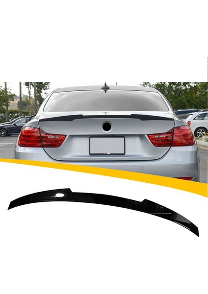 Bmw F32 Coupe M4 Bagaj Üstü Ithal Spoiler Parlak Siyah Plastik Spoyler fırsatları