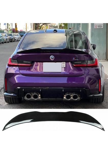 Bmw G20 Psm Bagaj Üstü Ithal Spoiler Parlak Siyah Plastik Spoyler 2019-2022 indirimleri