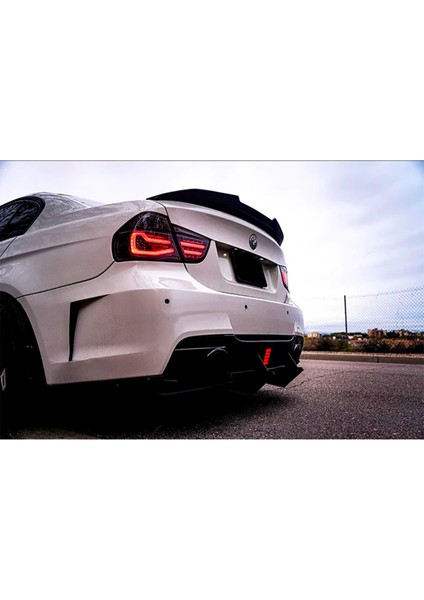 Bmw E90 Psm Bagaj Üstü Ithal Spoiler Parlak Siyah Plastik Spoyler 2005-2012