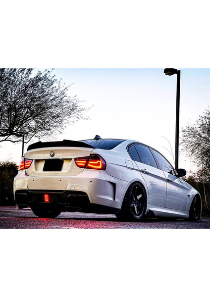 Bmw E90 Psm Bagaj Üstü Ithal Spoiler Parlak Siyah Plastik Spoyler 2005-2012 modelleri