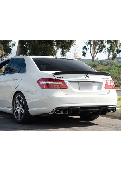 Mercedes E W212 Bagaj Üstü Ithal Spoiler Parlak Siyah Plastik Spoyler 2009-2016
