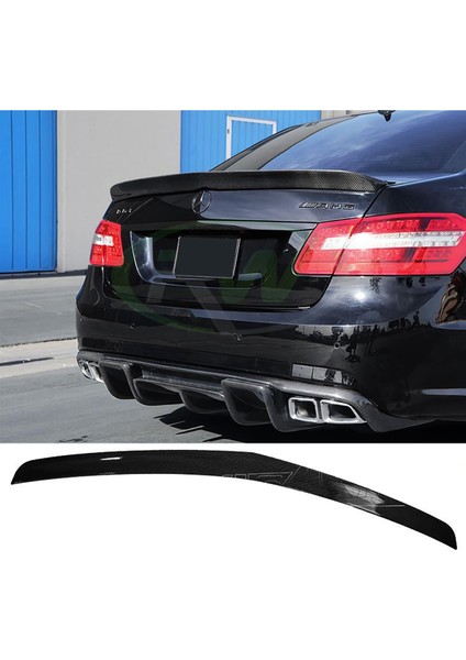 Mercedes E W212 Bagaj Üstü Ithal Spoiler Parlak Siyah Plastik Spoyler 2009-2016 fırsatları