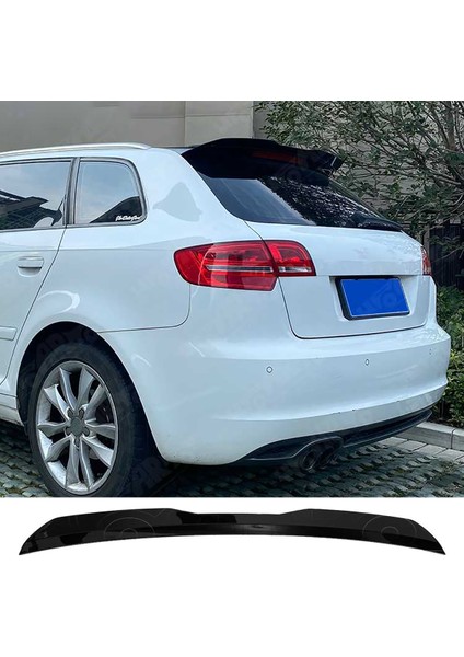 Audi A3 Hb 4 Kapı Ithal Spoiler Parlak Siyah Plastik Spoyler 2010-2013 fırsatları