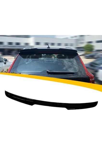 Volvo XC60 Ithal Spoiler Parlak Siyah Plastik Spoyler 2018-2021 modelleri