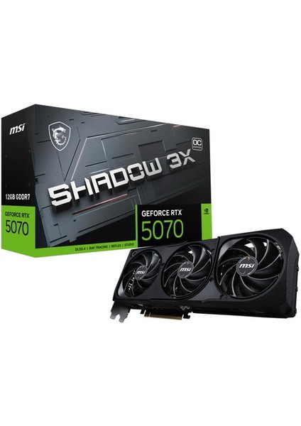 Msı Geforce Rtx 5070 Shadow 3x Oc 12GB Gddr7 192BIT Dlss 4 Ekran Kartı fiyatları