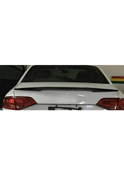 Audi A4 B8 M4 Bagaj Üstü Ithal Spoiler Parlak Siyah Plastik Spoyler 2009-2012 fırsatları