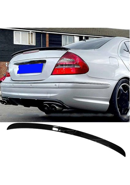 Mercedes E W211 Bagaj Üstü Ithal Spoiler Parlak Siyah Plastik Spoyler 2002-2009 fırsatları