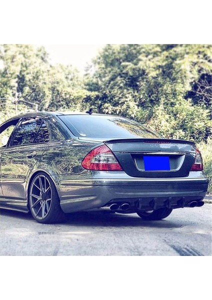 Mercedes E W211 Bagaj Üstü Ithal Spoiler Parlak Siyah Plastik Spoyler 2002-2009 indirimleri