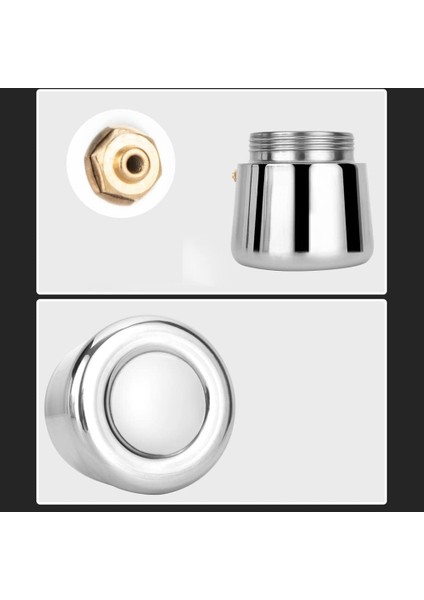 Inox Moka Pot - Paslanmaz Çelik Profesyonel Moka Pot - 100 ml 722055 fırsatları