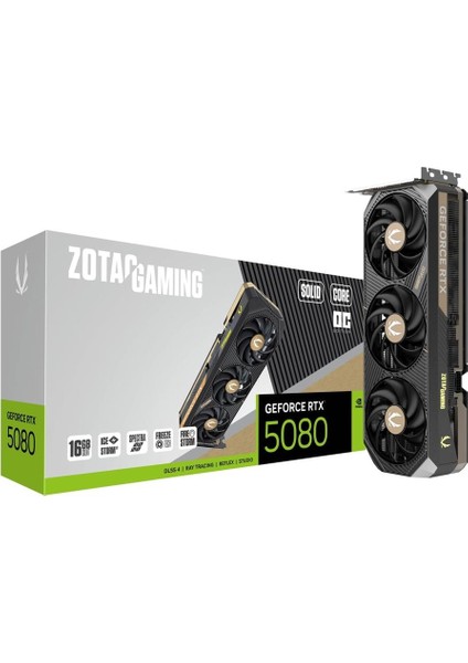 Geforce Rtx 5080 Gamıng Solıd Core Oc 16GB Gddr7 256BIT Dlss 4 Ekran Kartı modelleri