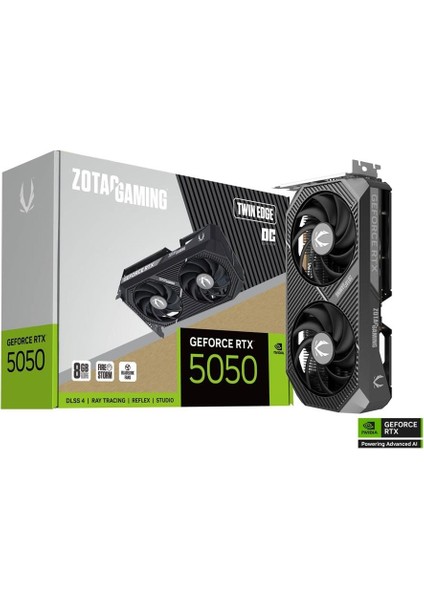 Geforce Rtx 5050 Gamıng Twın Edge Oc 8gb Gddr6 128BIT Dlss 4 Ekran Kartı fırsatları